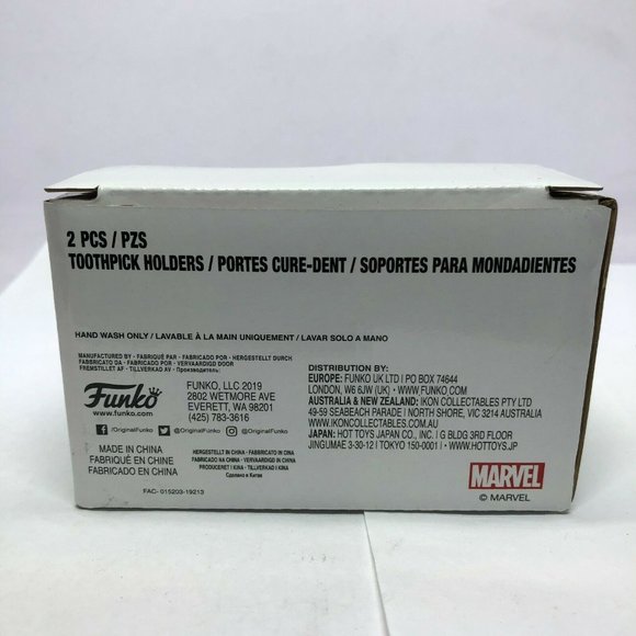 Funko Marvel Thanos Captain America Toothpick Holders Shot Glass Lot of 2 - Picture 3 of 8